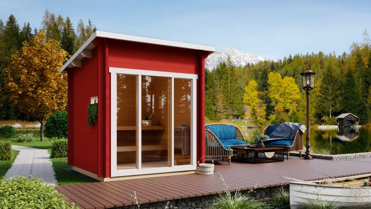 Leil® Halden XXS - koka āra pirts 3 personām