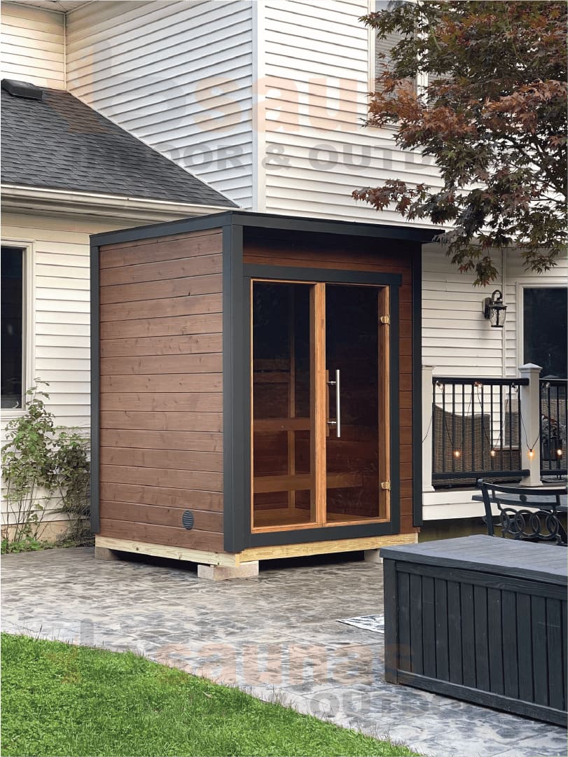Leil® Patio XXS - outdoor sauna for 3 people