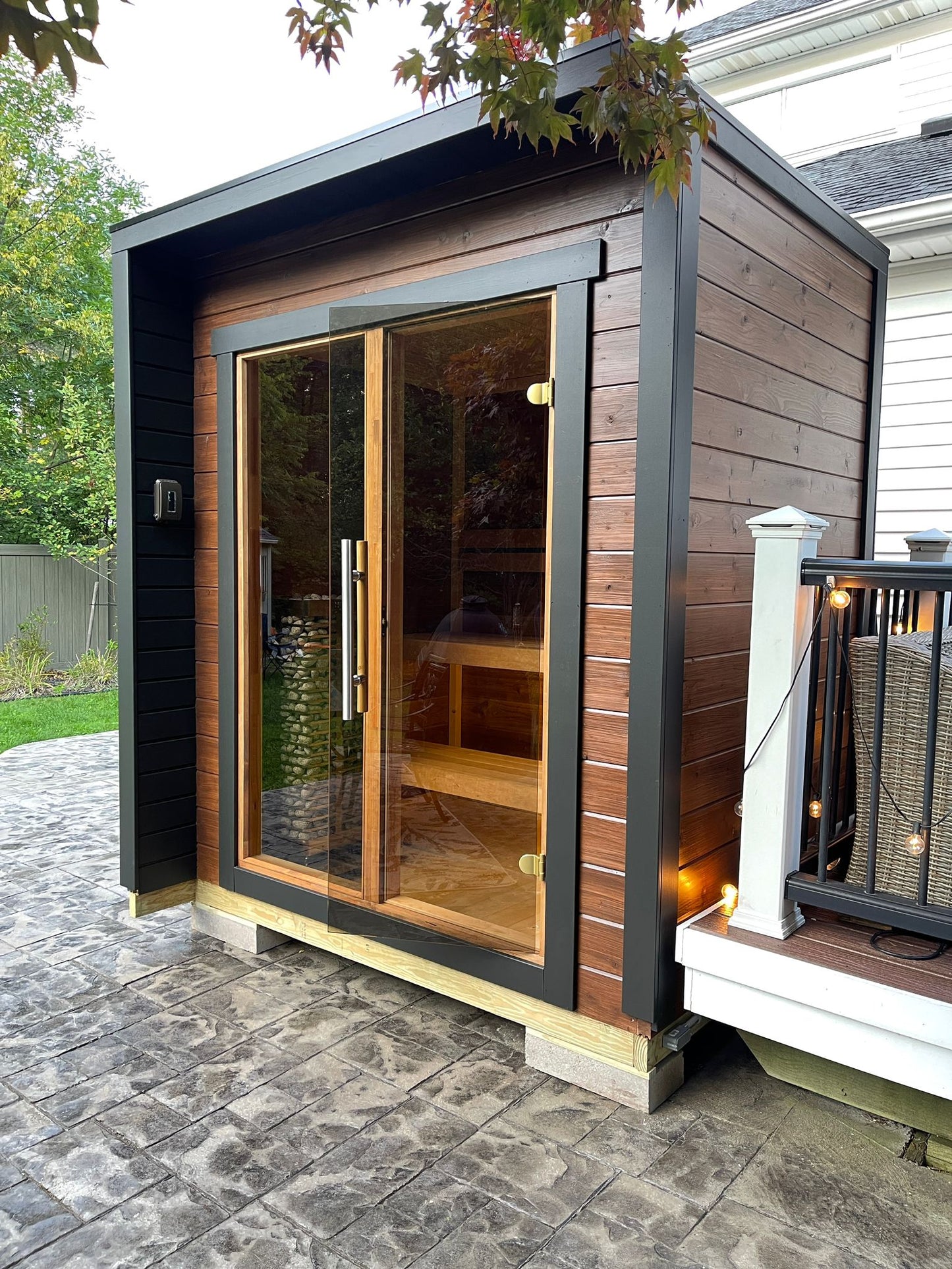 Leil® Patio XXS - outdoor sauna for 3 people