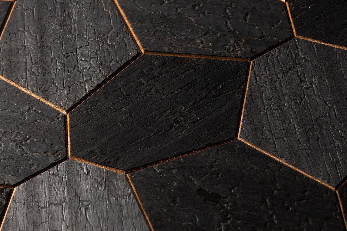 Hexagon wooden panels