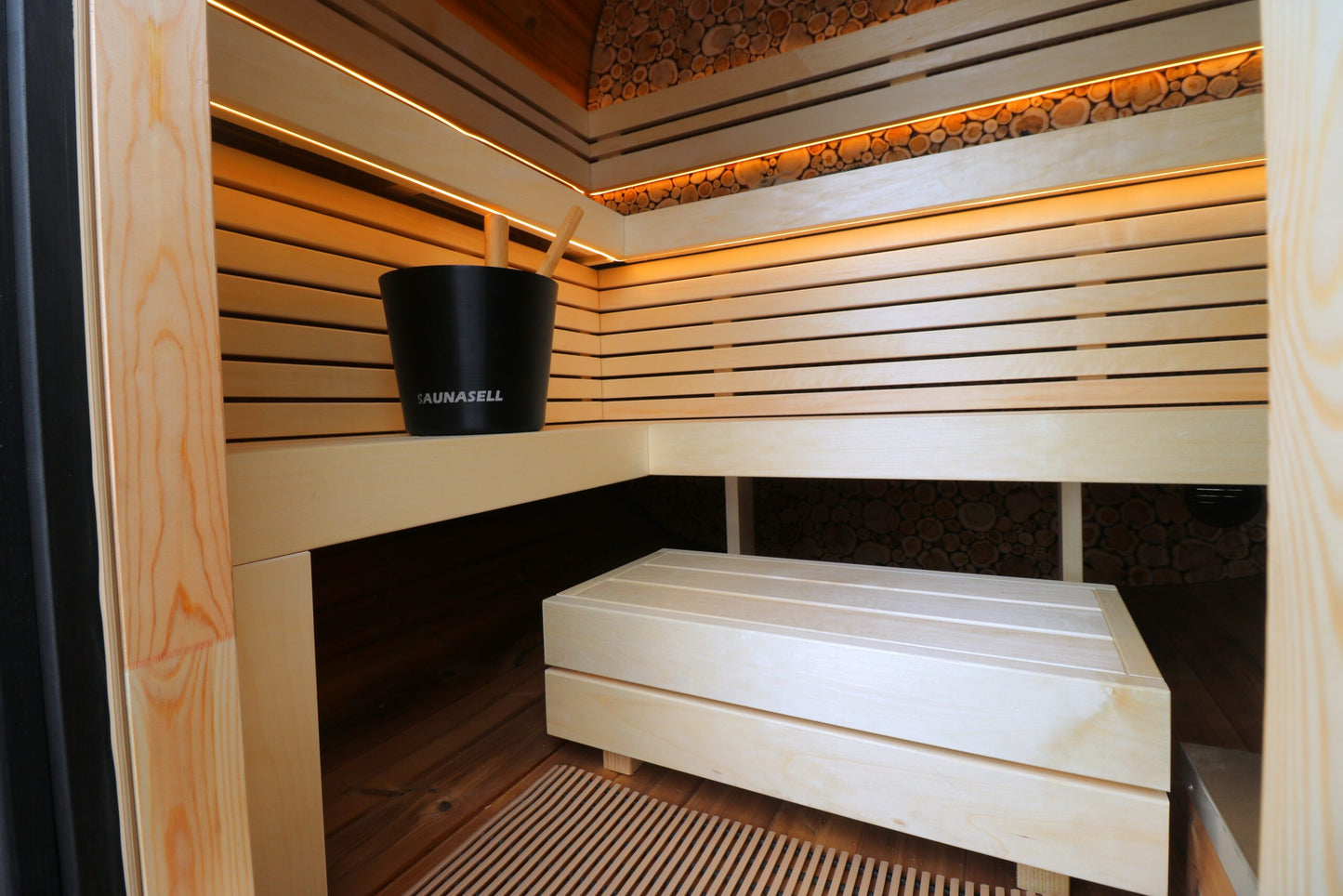 Round Cube Mini sauna - 5 people