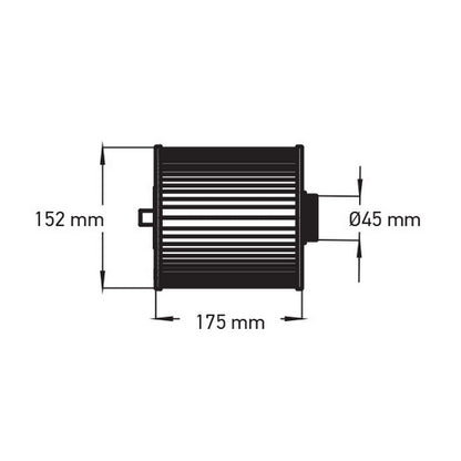 Filter cartridge AKU0135 (antimicrobial blue)