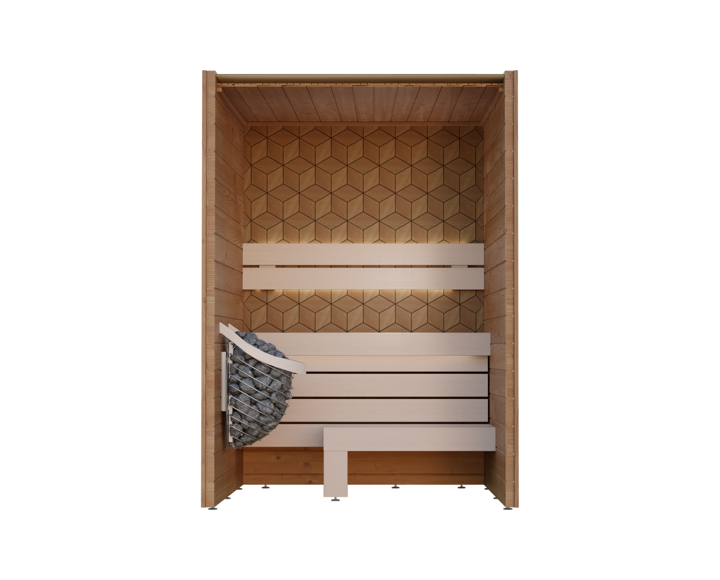 Leil® Como 2-150 - indoor sauna for 2 people