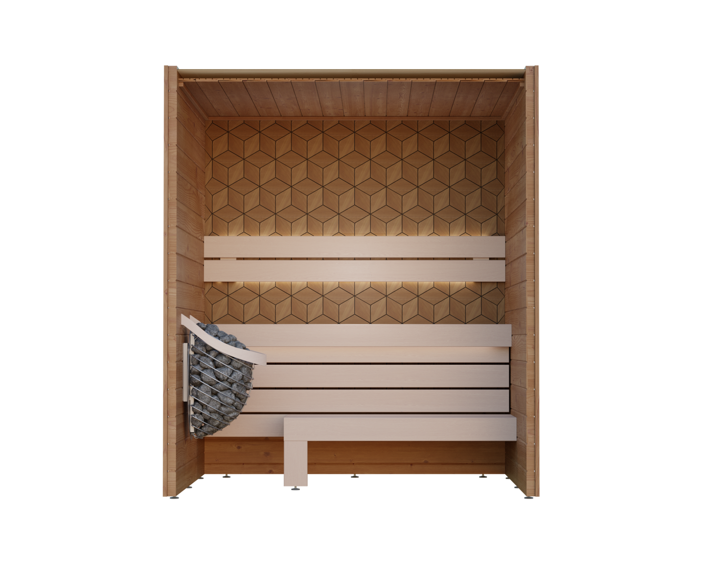 Leil® Como 3-180 - indoor sauna for 3 people