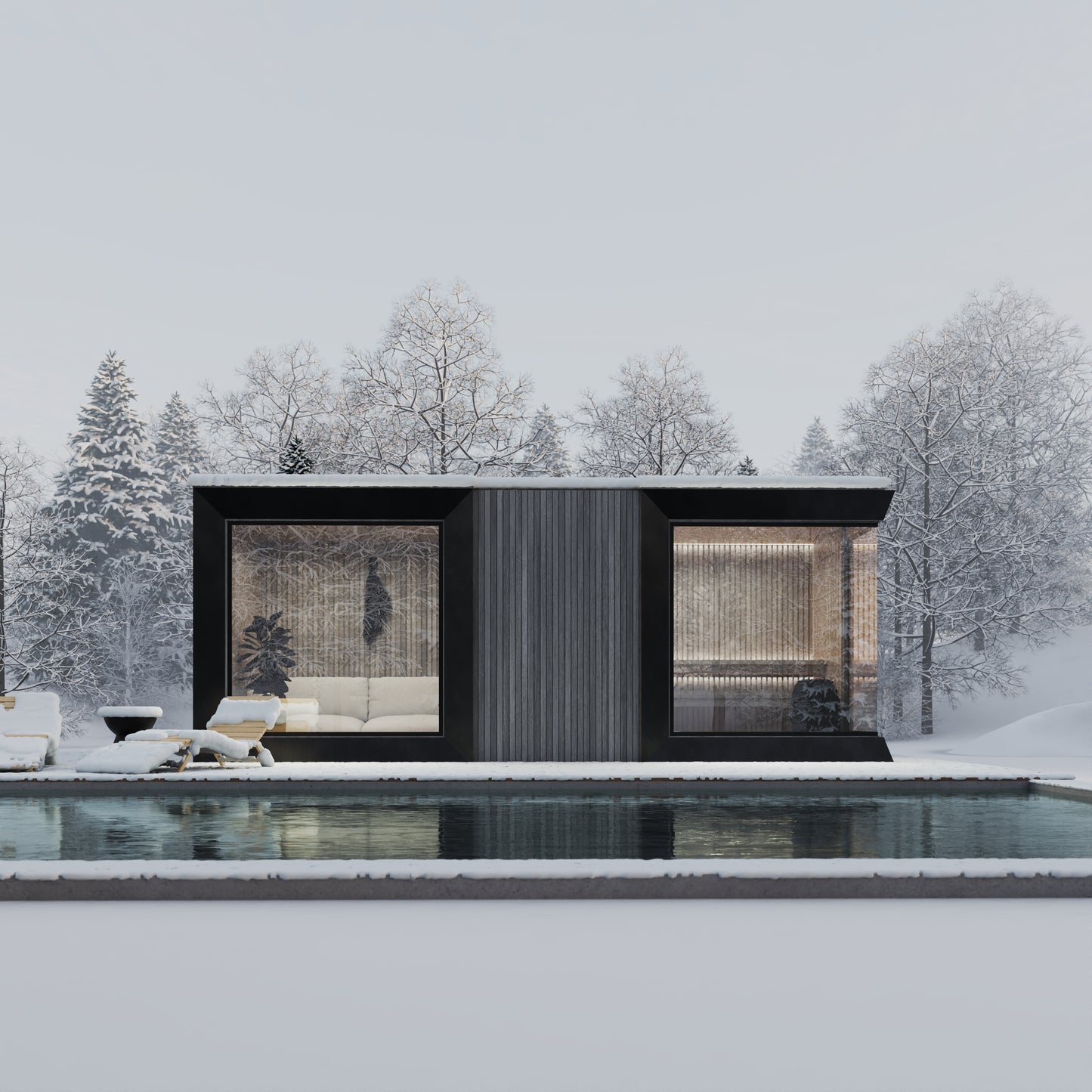 St. Moritz - outdoor sauna for 5 people
