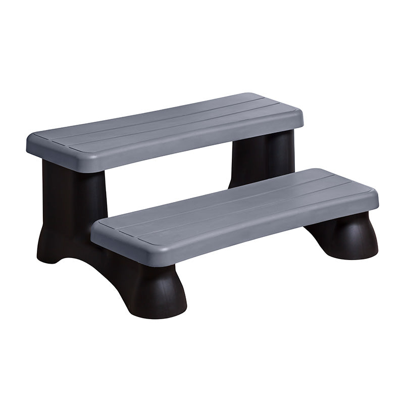 Non-slip hot tub steps