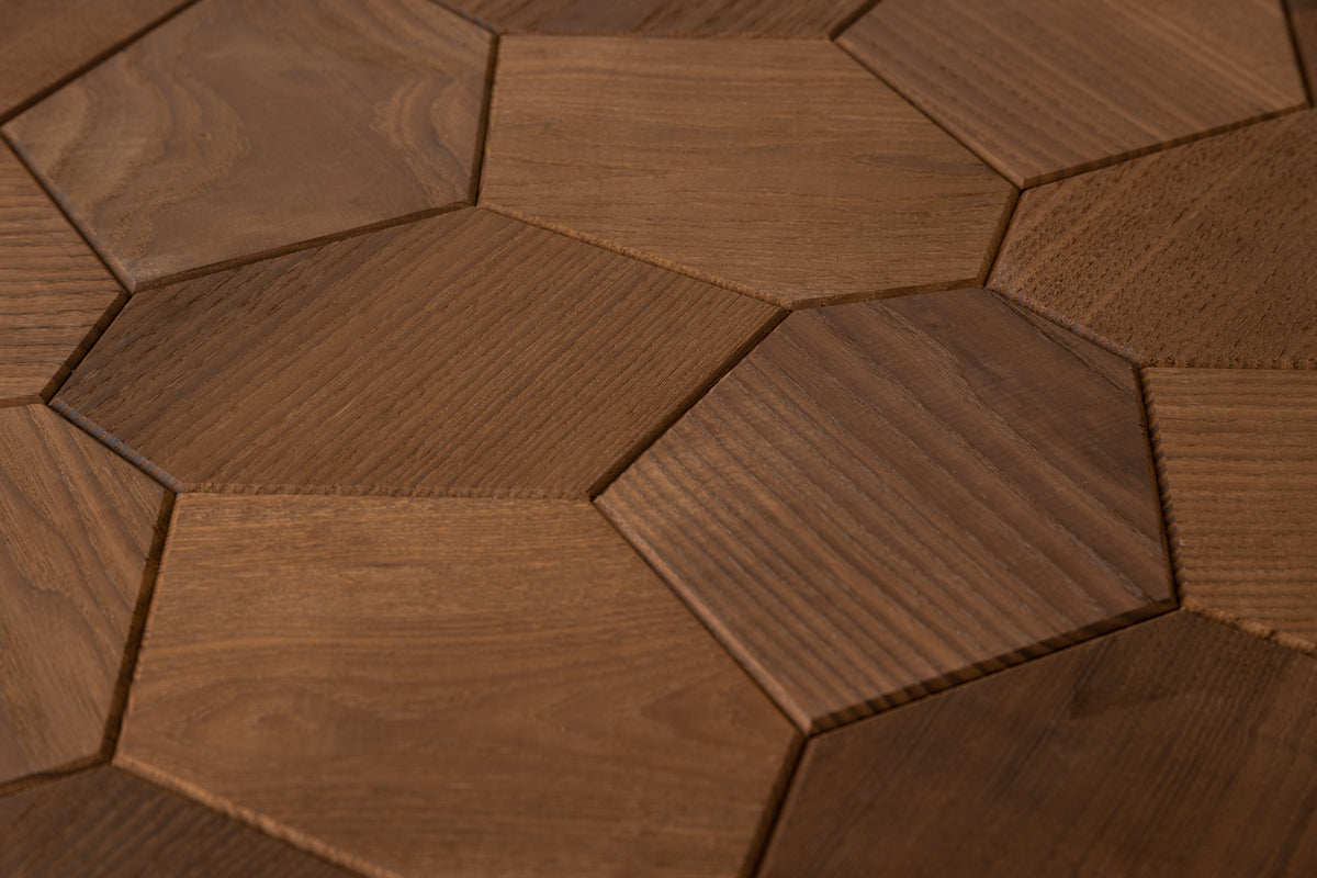 Hexagon wooden panels