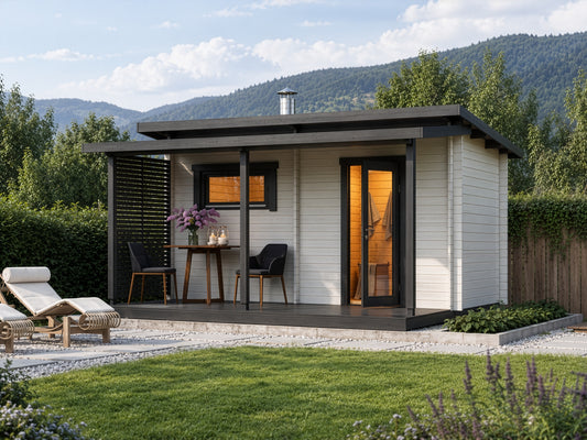 Hanko Plus - log outdoor sauna for 4 people