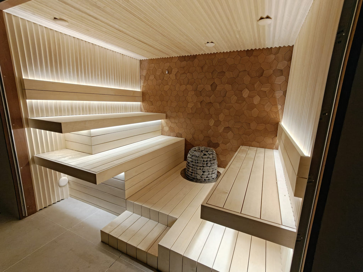 Hexagon wooden panels