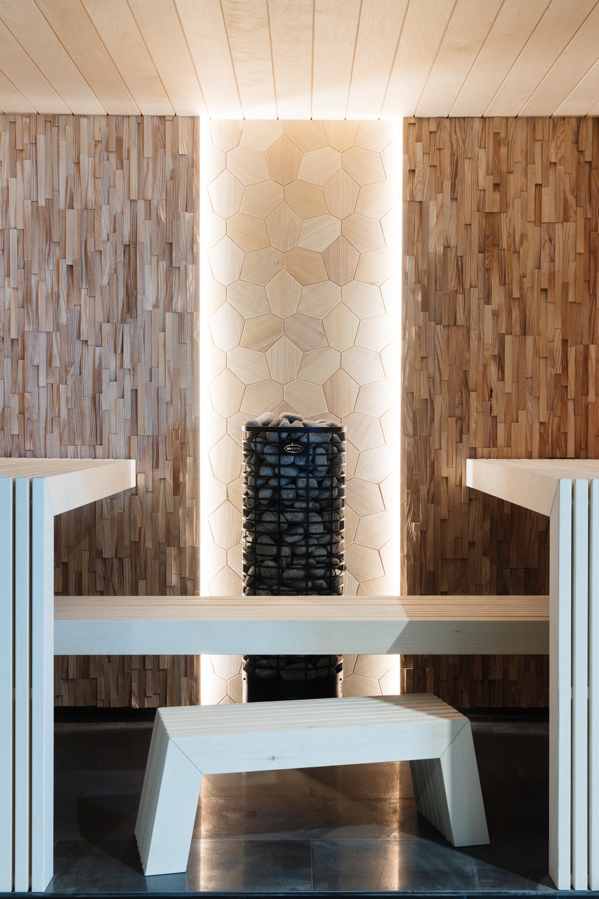 Hexagon wooden panels