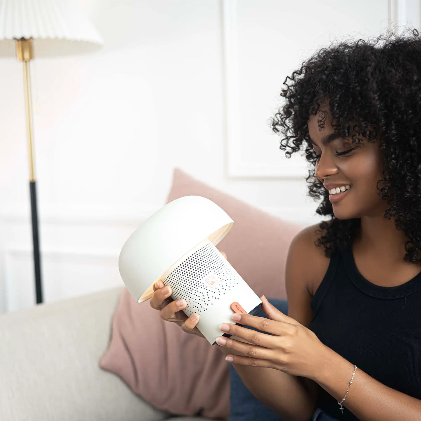 Sensa PLAY Bluetooth skaļrunis–lampa – Cloudy White