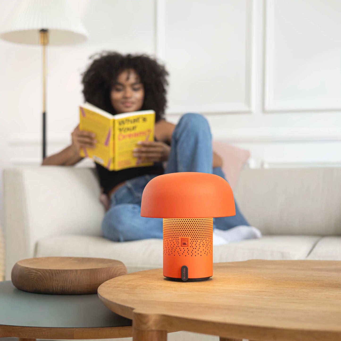 Sensa PLAY Bluetooth speaker lamp - Orange