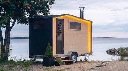 Lapelland Wagon - Mobile sauna with changing room for 4 people