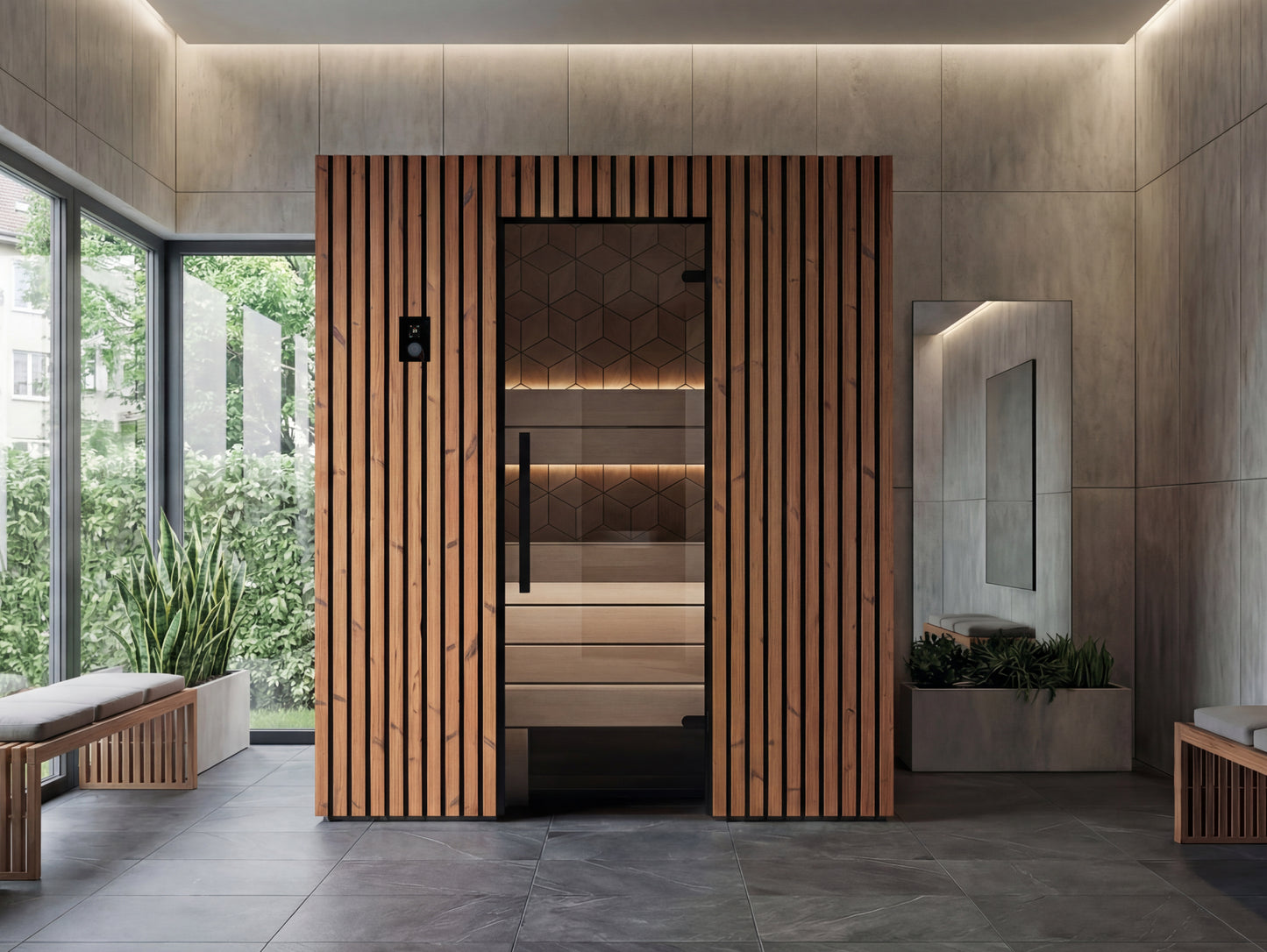 Leil® Como 3-180 - indoor sauna for 3 people