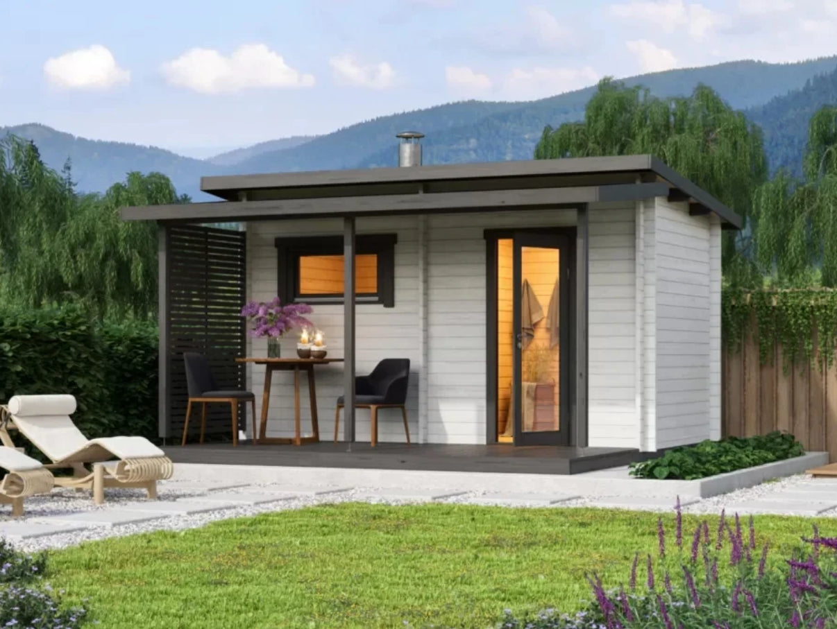 Hanko Plus - log outdoor sauna for 4 people