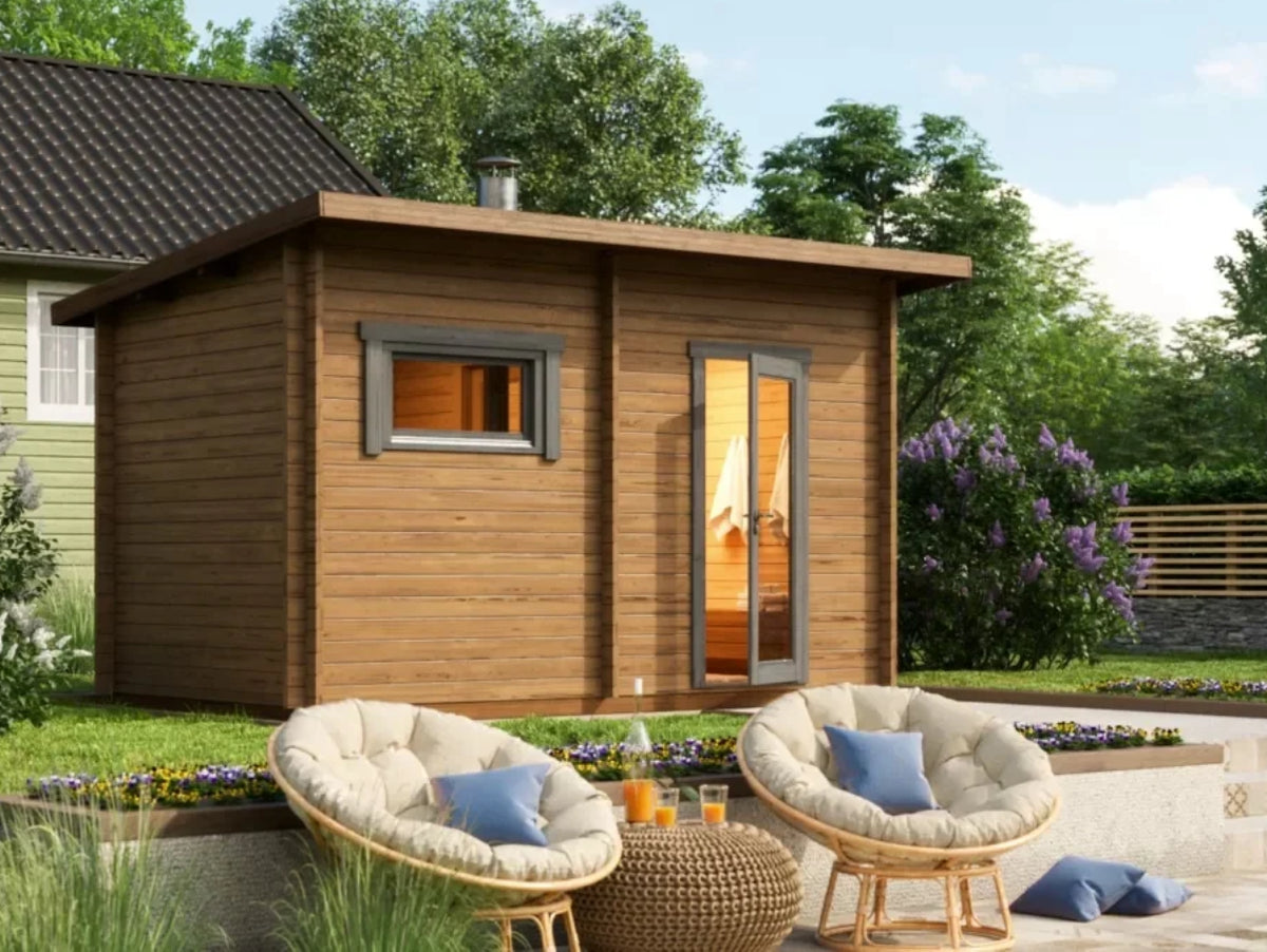 Hanko - log outdoor sauna for 4 people