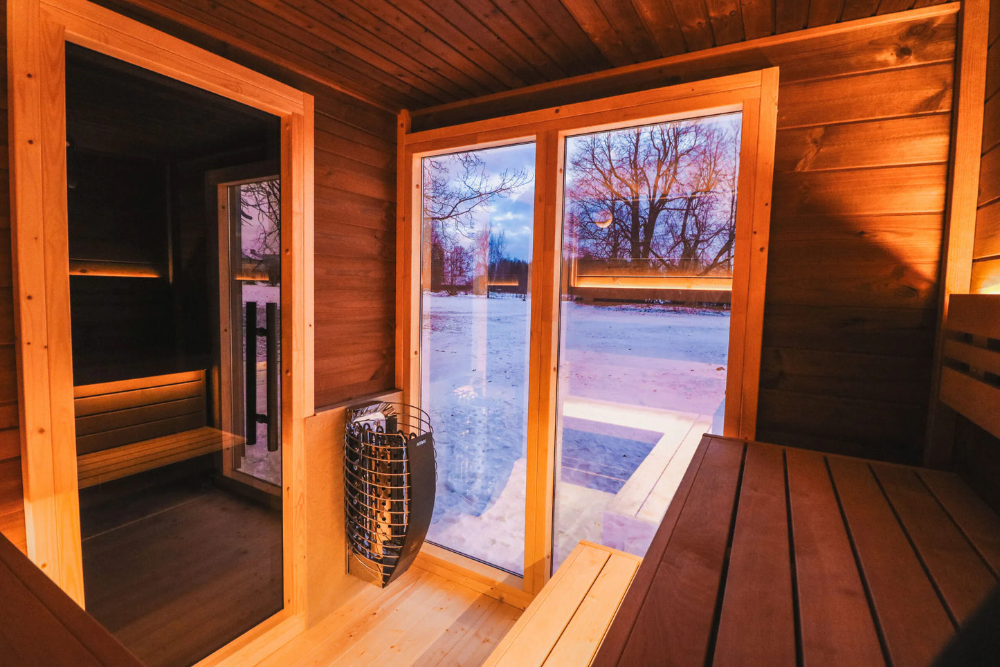 Leil® Patio L - outdoor sauna for 5 people