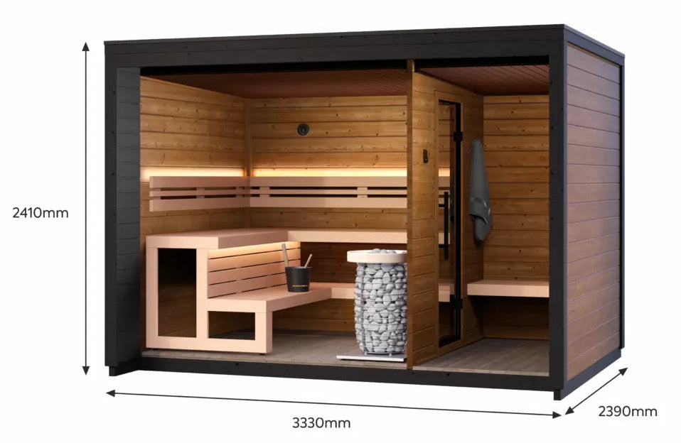 Patio M - āra pirts 5 personām