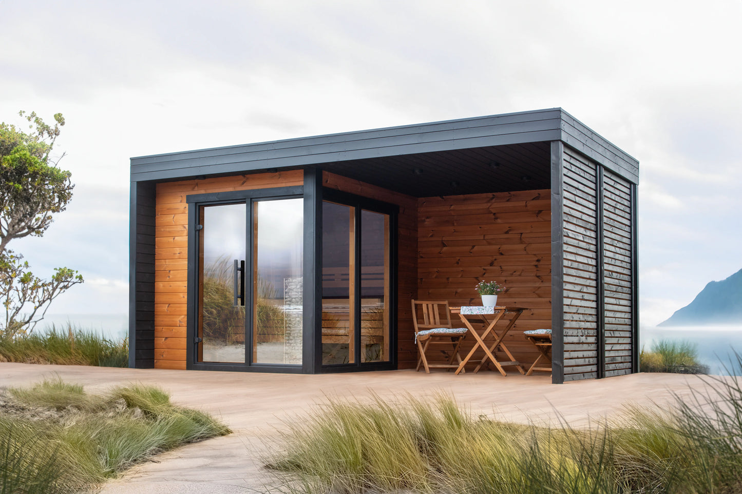 Leil® Patio S Plus - outdoor sauna for 4 people