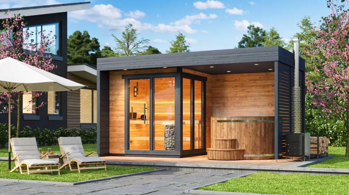Patio S Plus - outdoor sauna for 4 people