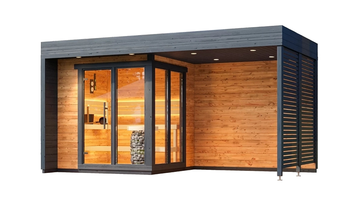 Patio S Plus - outdoor sauna for 4 people