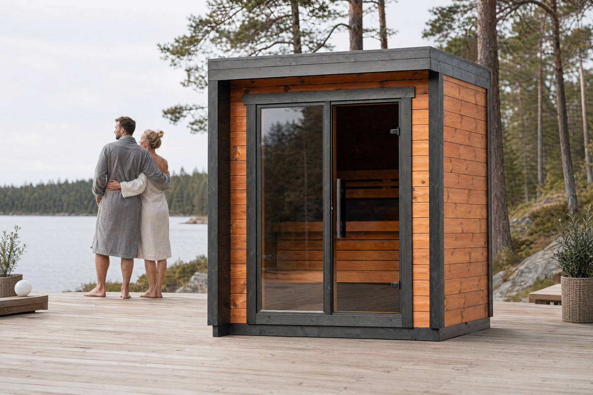 Leil® Patio XXS - outdoor sauna for 3 people