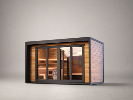 Leil® Patio L - outdoor sauna for 5 people