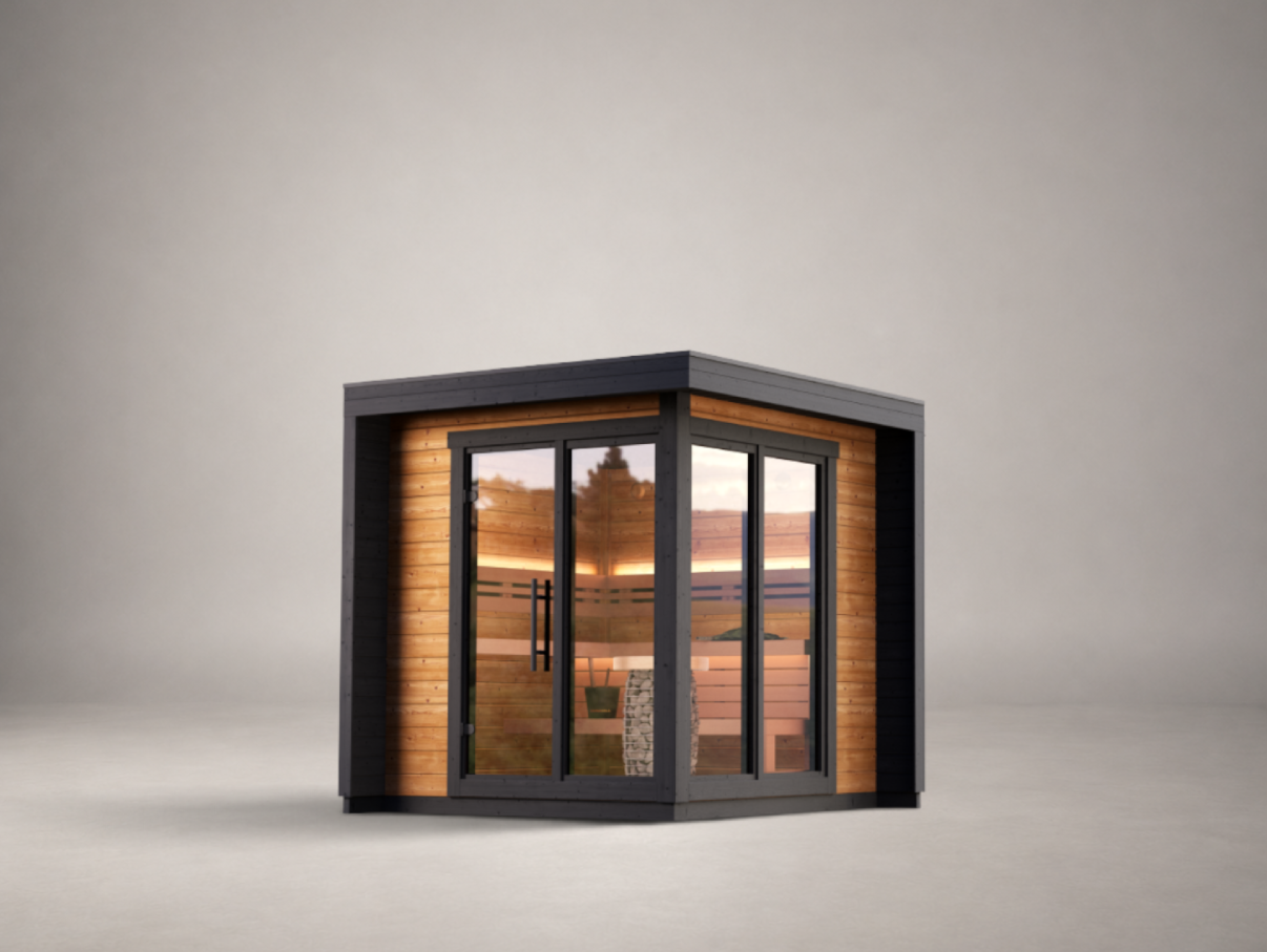 Leil® Patio S - outdoor sauna for 4 people