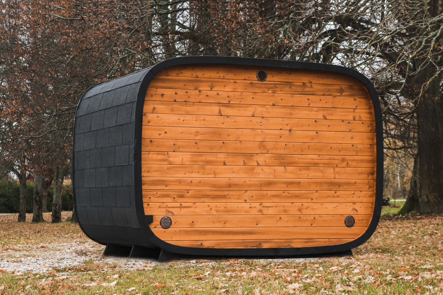 Leil® Round Cube Double sauna - 5 people