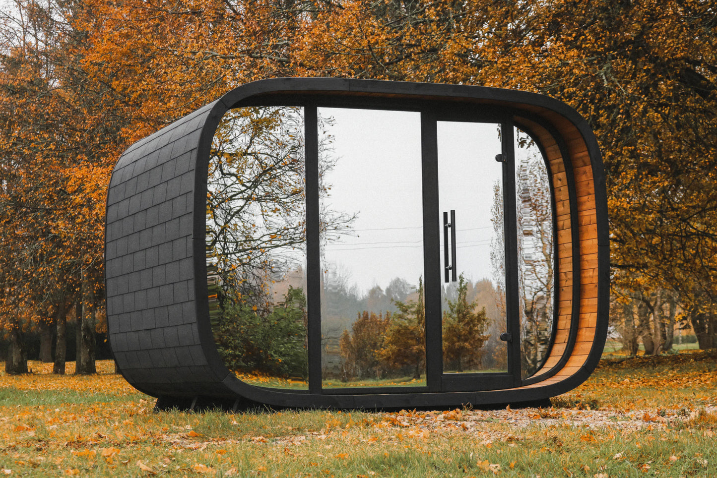 Leil® Round Cube Double sauna - 5 people