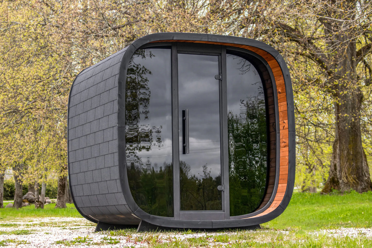 Leil® Round Cube Mini sauna - 5 people