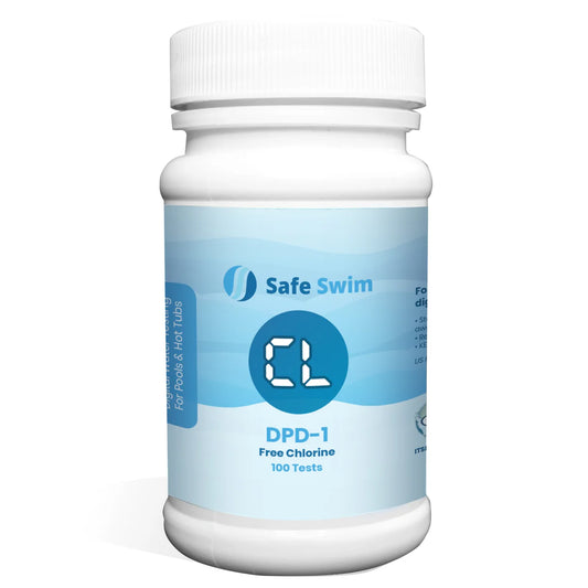 Safe Swim® reagent - Free Chlorine (DPD-1) - 100 strips