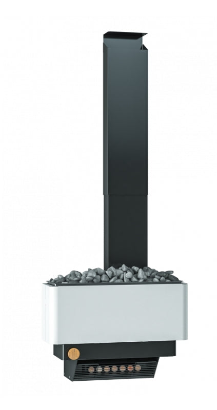 Spring Discount Set - Saunum Premium (White/Dark grey, 6kW) + LEIL Mobile touch panel