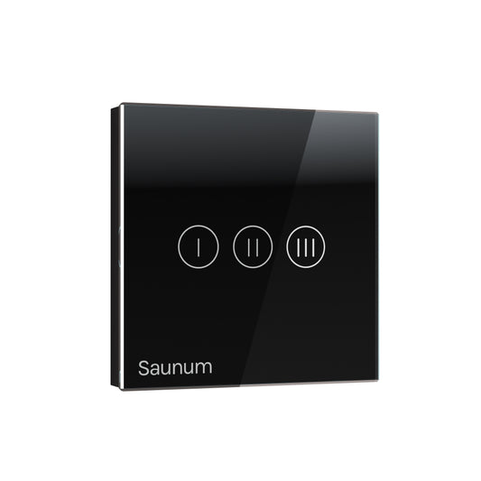 Saunum one-touch switcher for air-blending systems