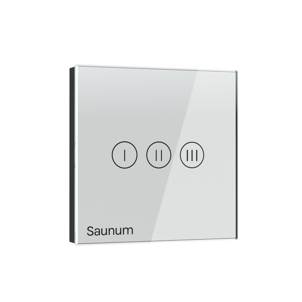 Saunum one-touch switcher for air-blending systems