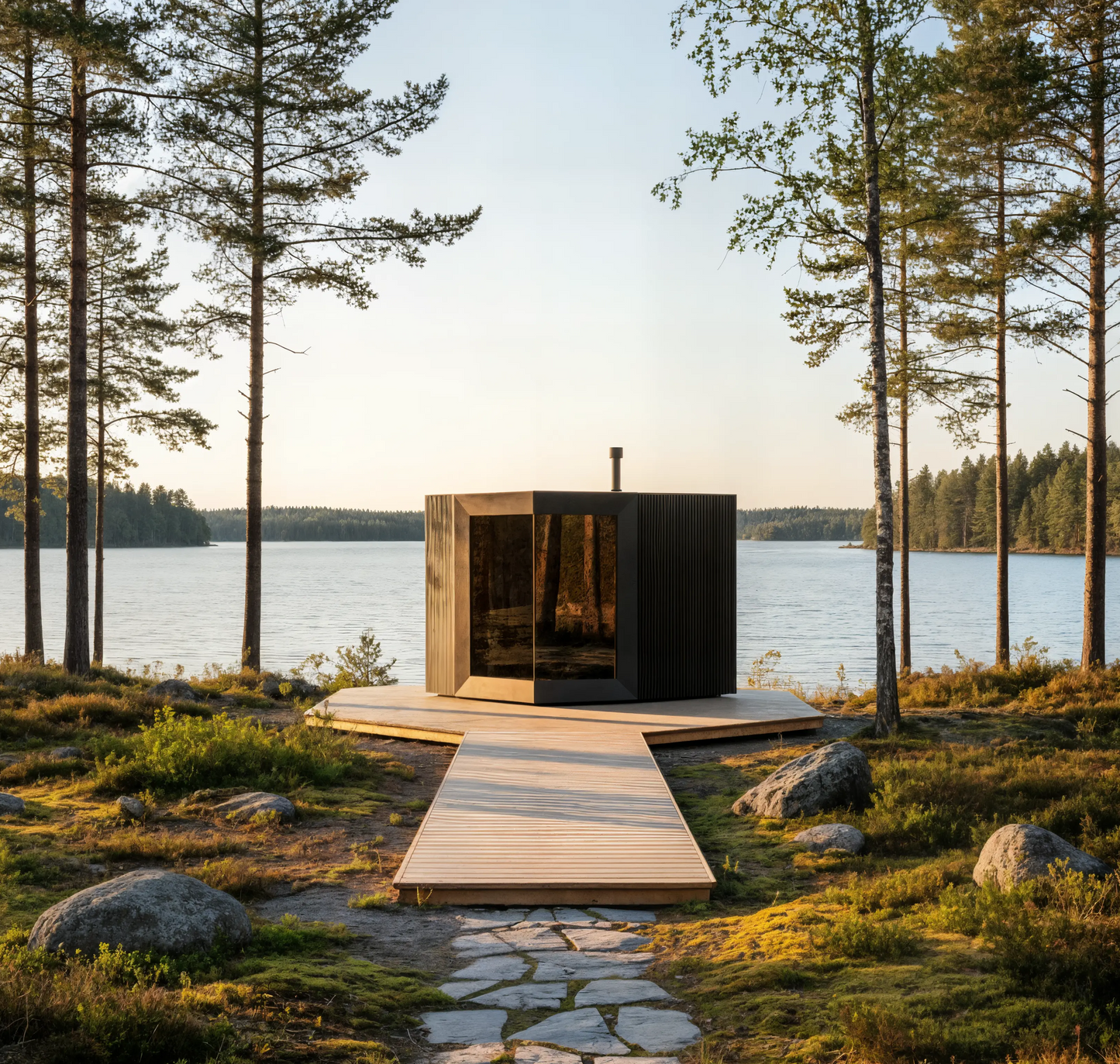 Zermatt - outdoor sauna for 5 people
