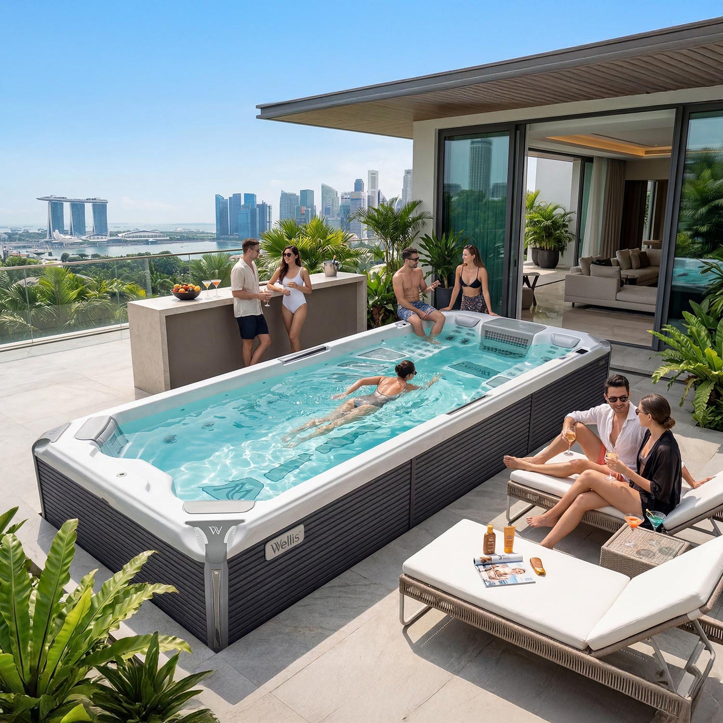 Amazonas W-Flow Grand Prix Life swim spa