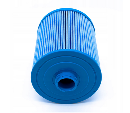 Hot tub filter cartridge AKU0135 / AKU3001 V2 (antimicrobial blue, coarse thread)