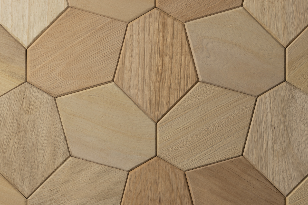 Hexagon wooden panels