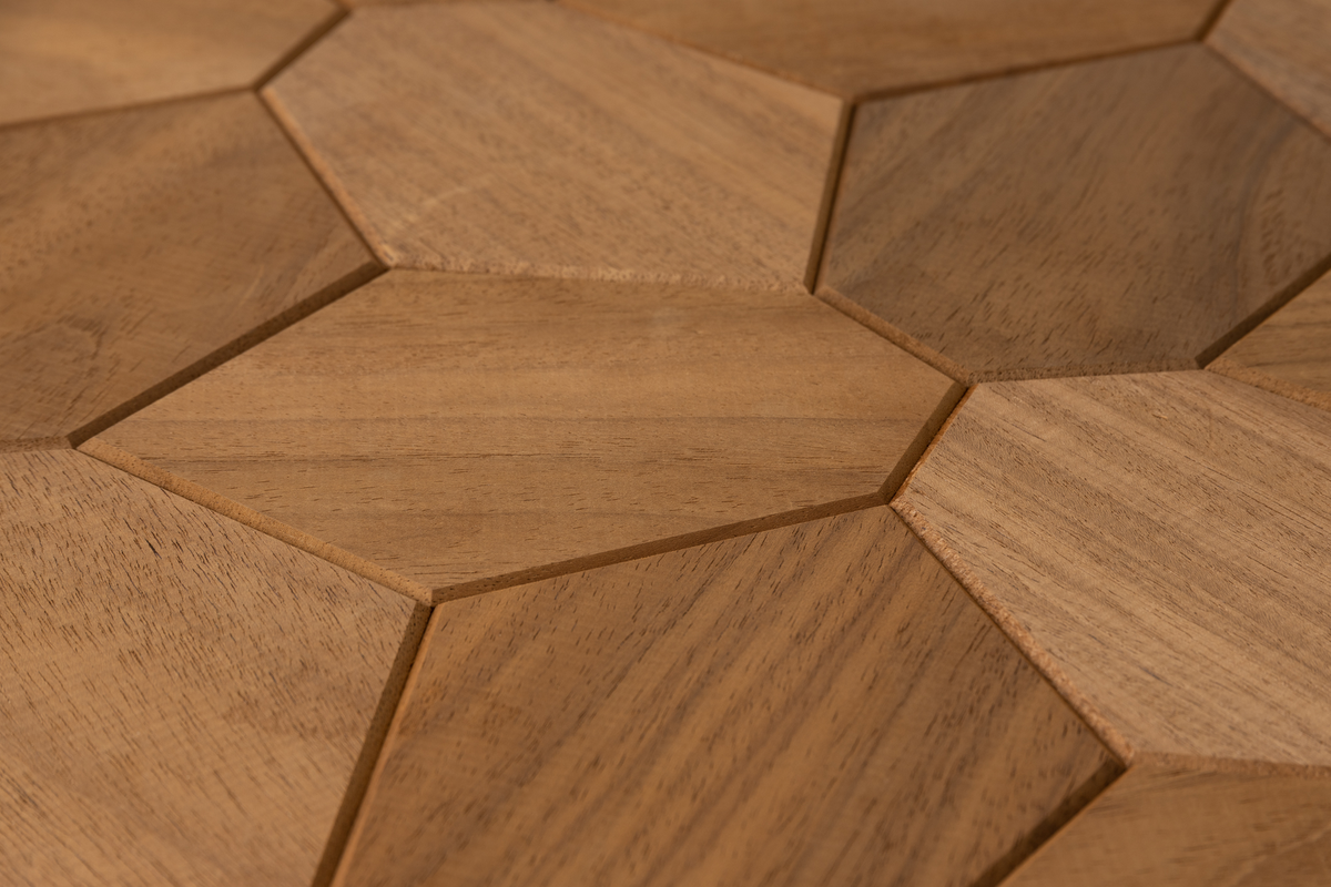 Hexagon wooden panels