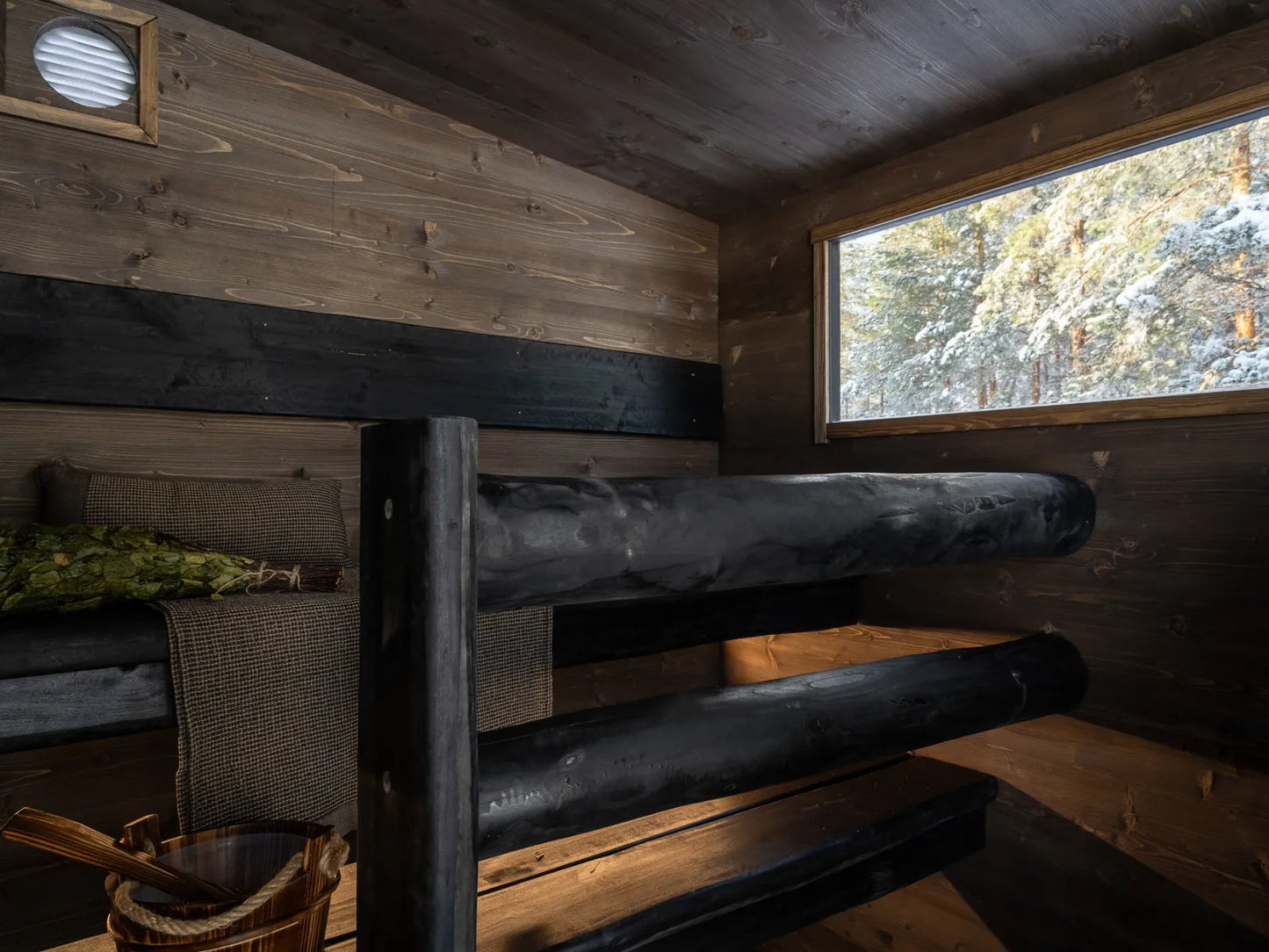 Mobile sauna Lapelland XL with spacious lounge