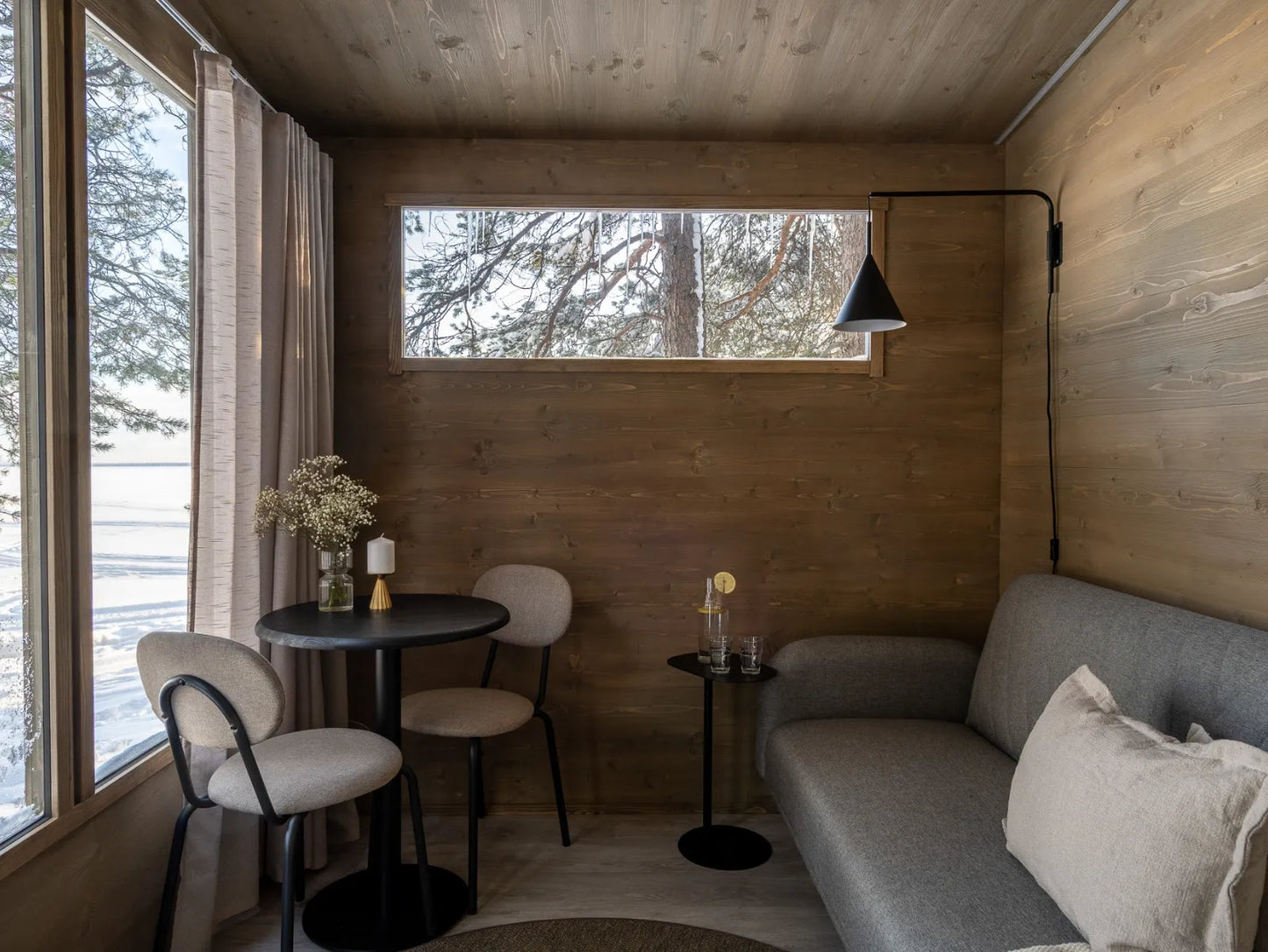 Mobile sauna Lapelland XL with spacious lounge