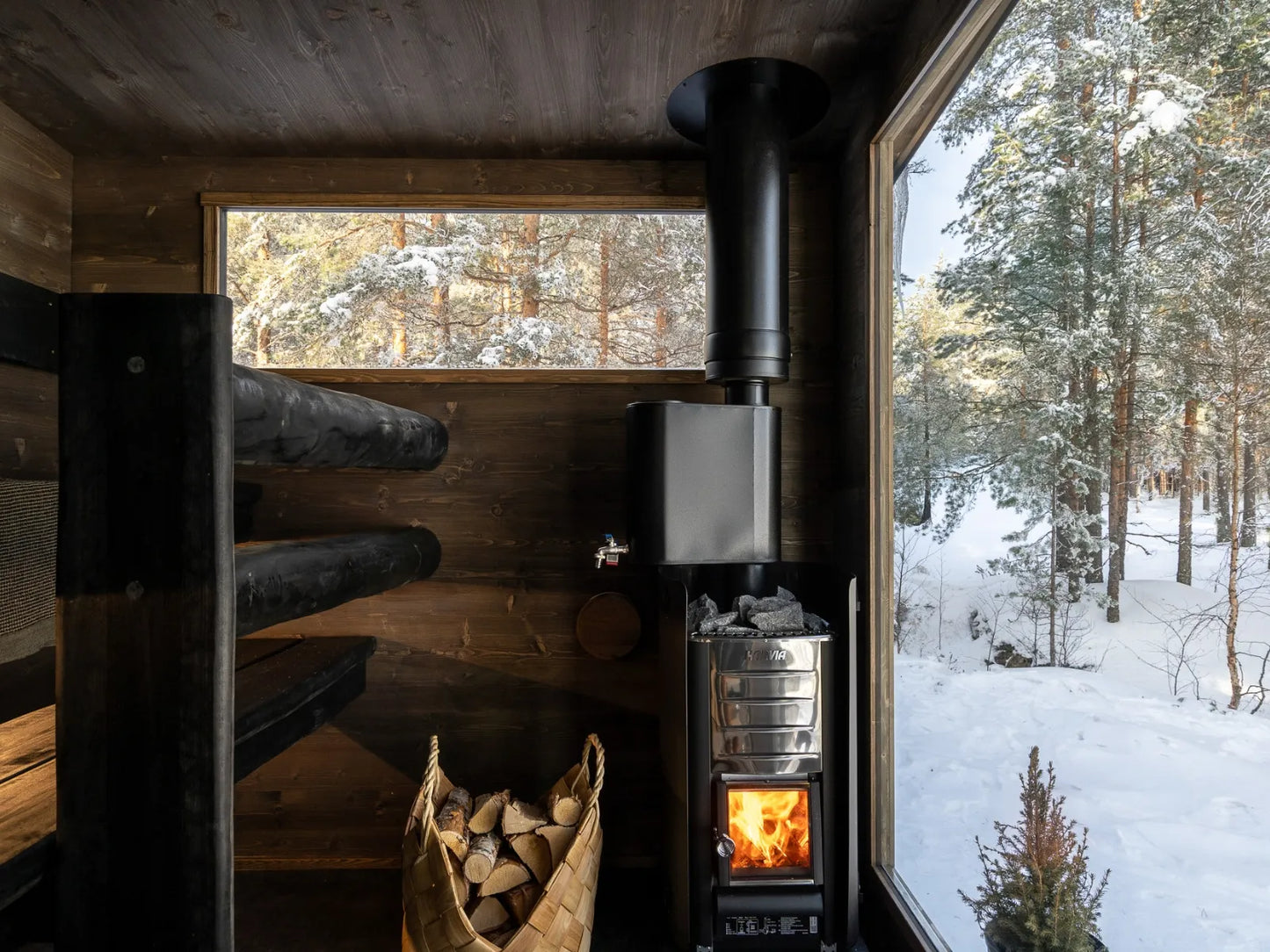 Mobile sauna Lapelland XL with spacious lounge