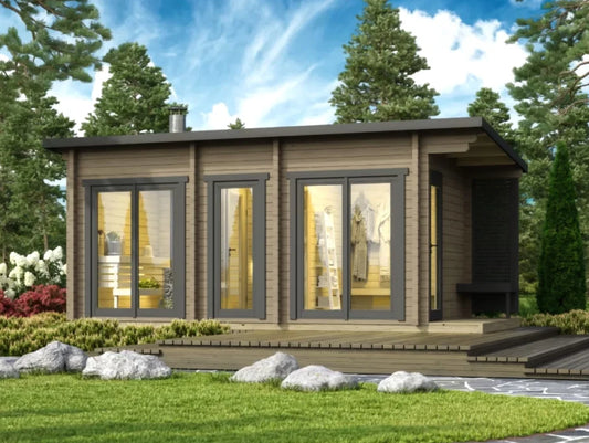 Leil® Halden XL - koka āra pirts 4 personām