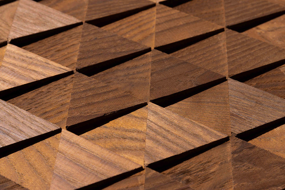 Sapphire wooden panels