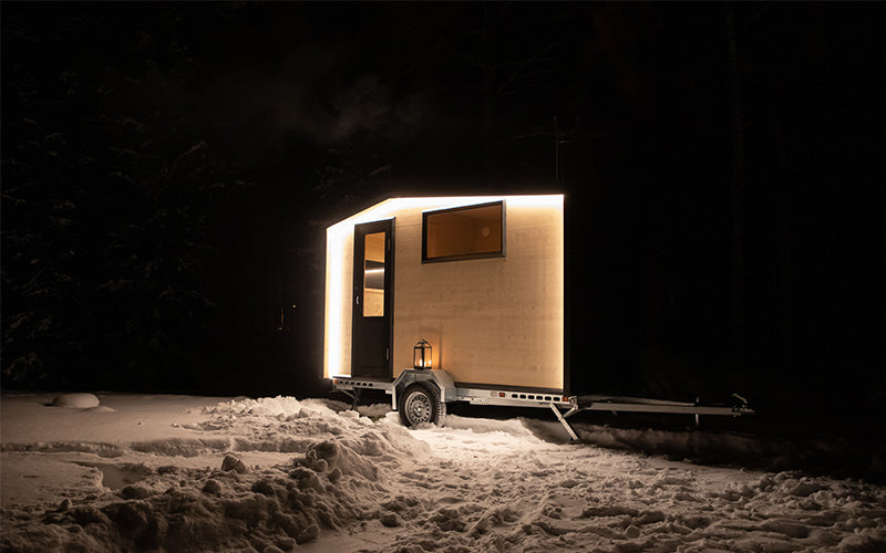 Lapelland Wagon - Mobile sauna with changing room for 4 people