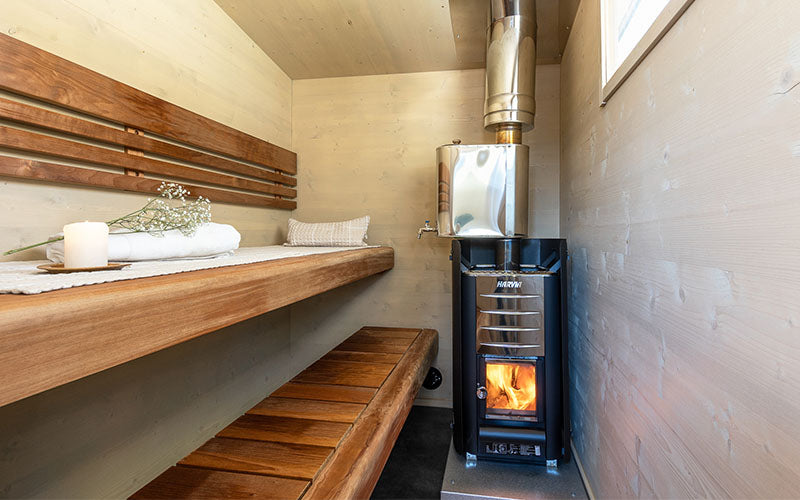 Lapelland Wagon - Mobile sauna with changing room for 4 people