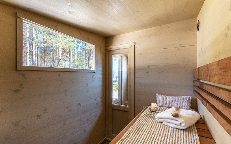 Lapelland Wagon - Mobile sauna with changing room for 4 people