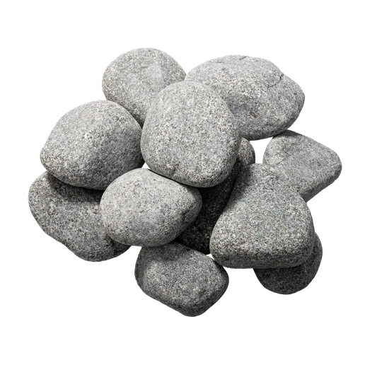 Olivine diabase sauna stones - 15kg (Ø5-10cm)